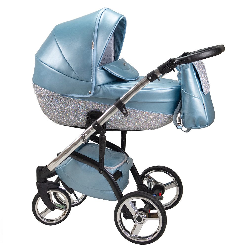 Kombi-Kinderwagen Vip Lux 2 in 1 inkl. Sportsitz und umfangreichem Zubehör in 21 Farben