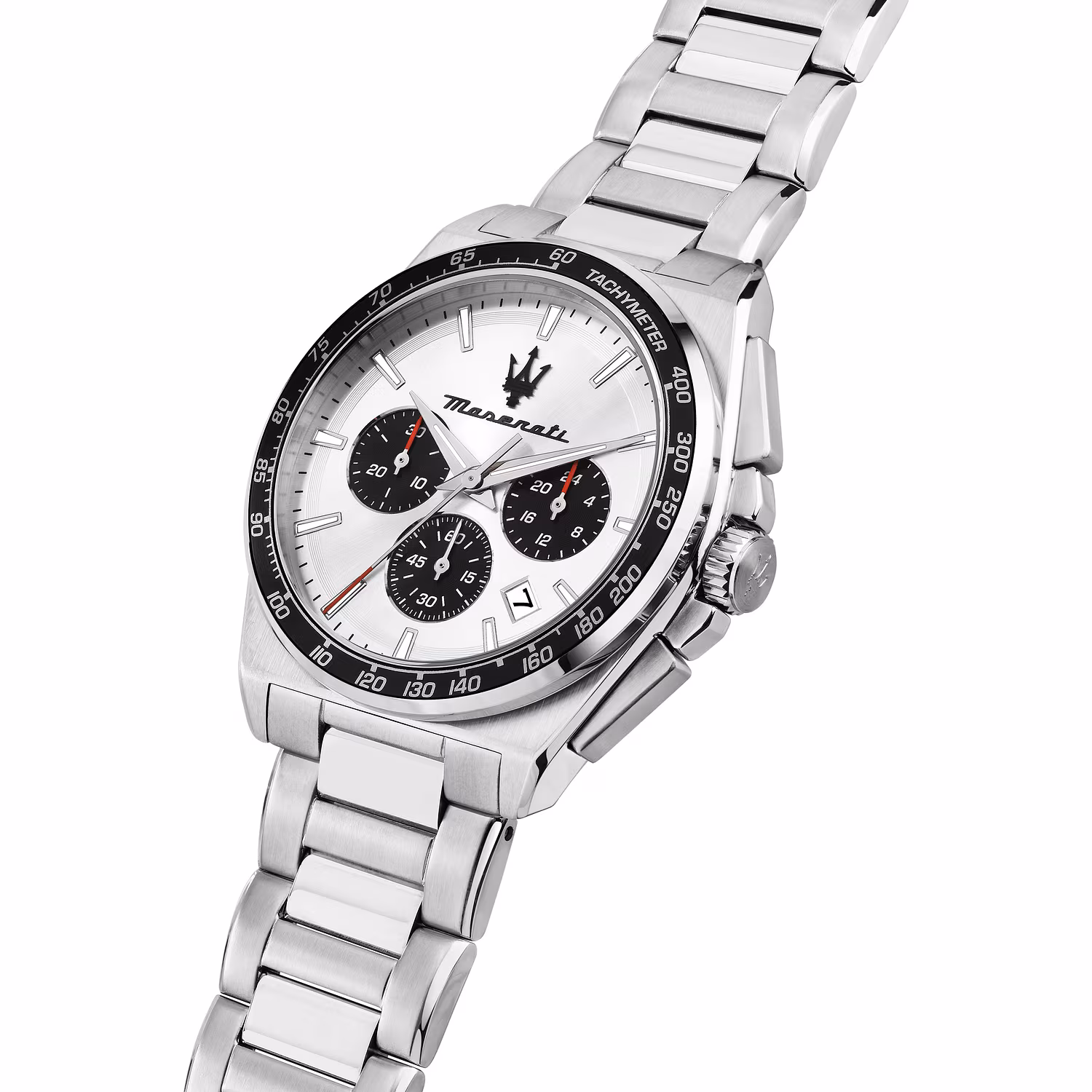 Orologio Maserati Velocit�� crono bianco e acciaio Special Pack R8873652009