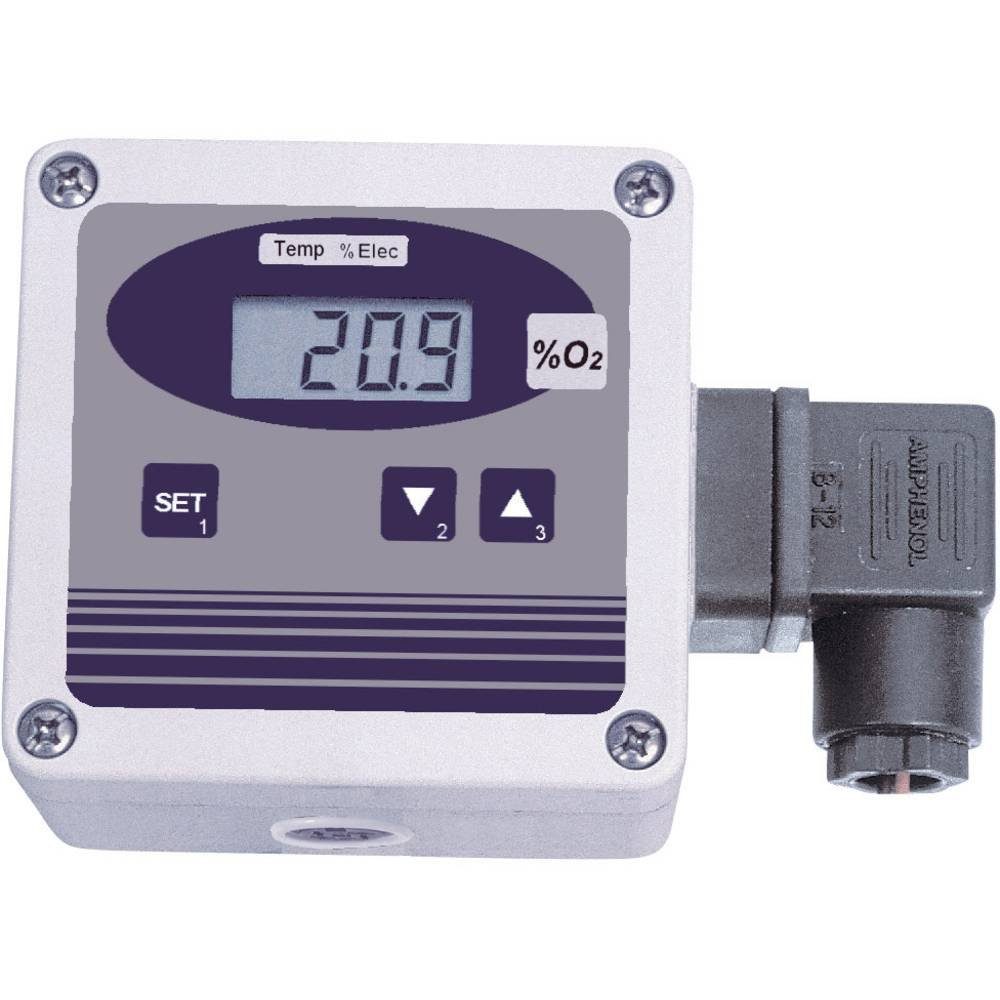 Raumluft-Qualitätssensor Luftsauerstoff-Messumformer inkl. Sensor OXY 3690 MP 602951