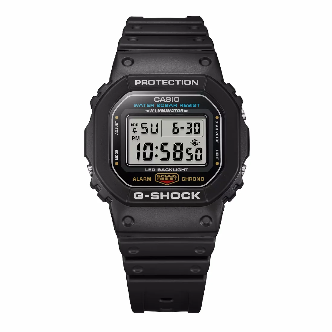 Orologio G-Shock DW-5600UE-1ER nero led bianco