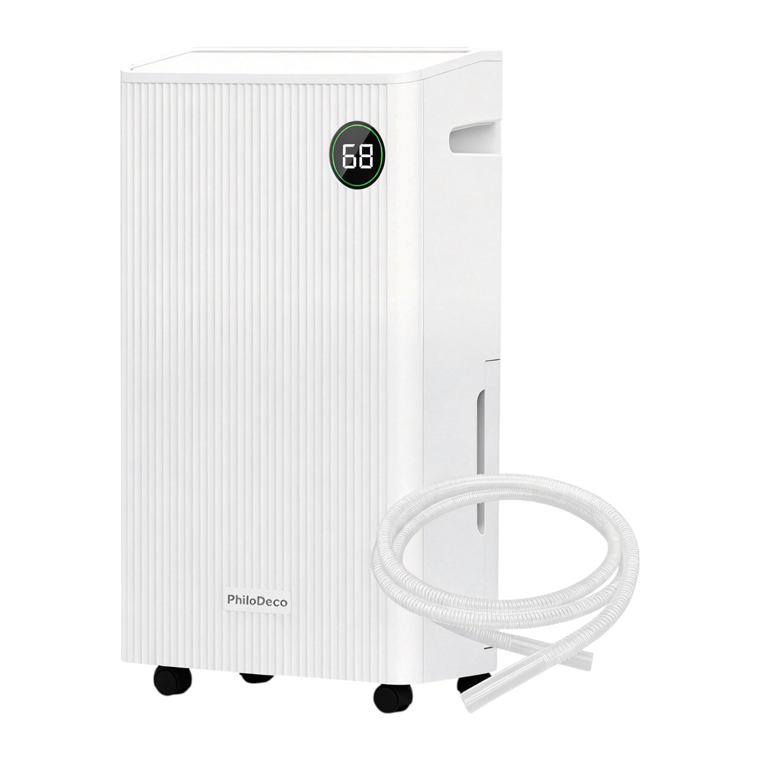 Luftentfeuchter elektrisch 20L für Räume bis 50m², Raumentfeuchter mit 5,5L Tank, Timer und Ablaufschlauch