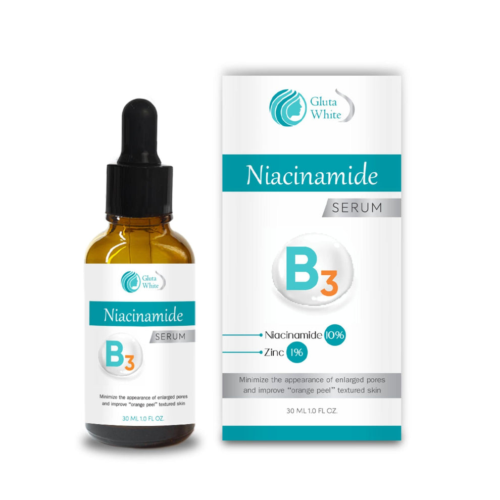 Gluta White Niacinamide Face Serum for Pore Minimizer & Oily Skin