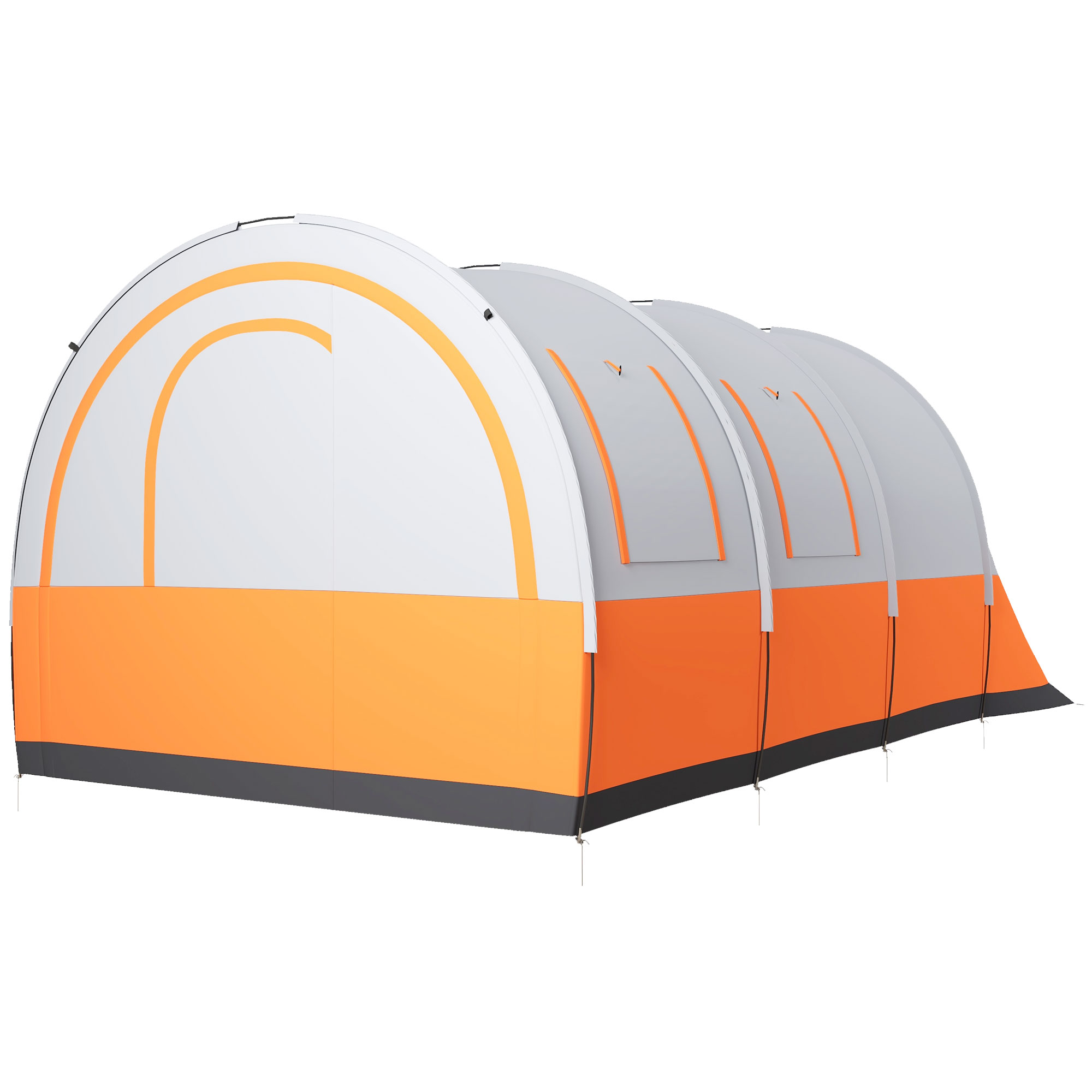 Campingtent tot 6 Pers, FamilieTent, Aparte Ruimtes, Waterdicht, Cr��mewit