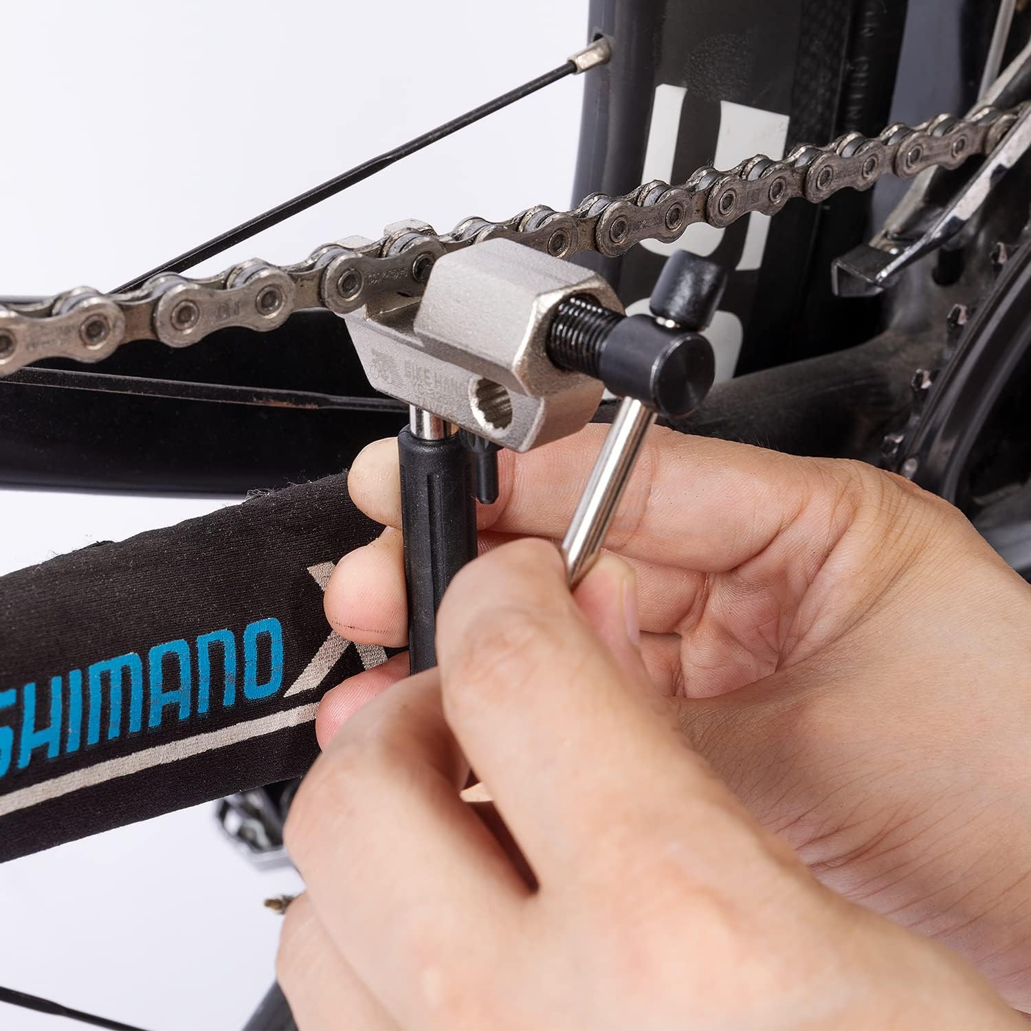 CXWXC Fahrrad Reparaturset, Tragbarer Fahrrad Werkzeugkoffer Fahrrad Werkzeug Set für Fahrrad Reifen Kette Montage Reparaturen Bike Tool Set mit Tragekoffer (Rot) (32 Teilig)