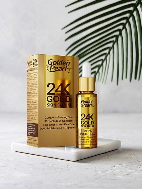 24K Gold Serum 99.9% Pure Gold by Golden Pearl 20ml