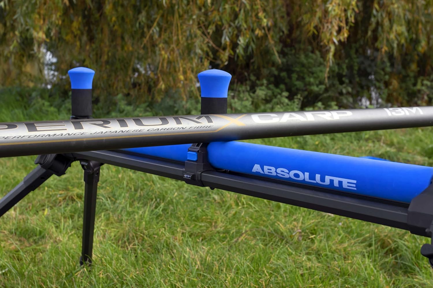 Preston Absolute Pole Roller XL - Rutenhalter, Rutenständer, Rollhalter für Kopfruten zum Friedfischangeln