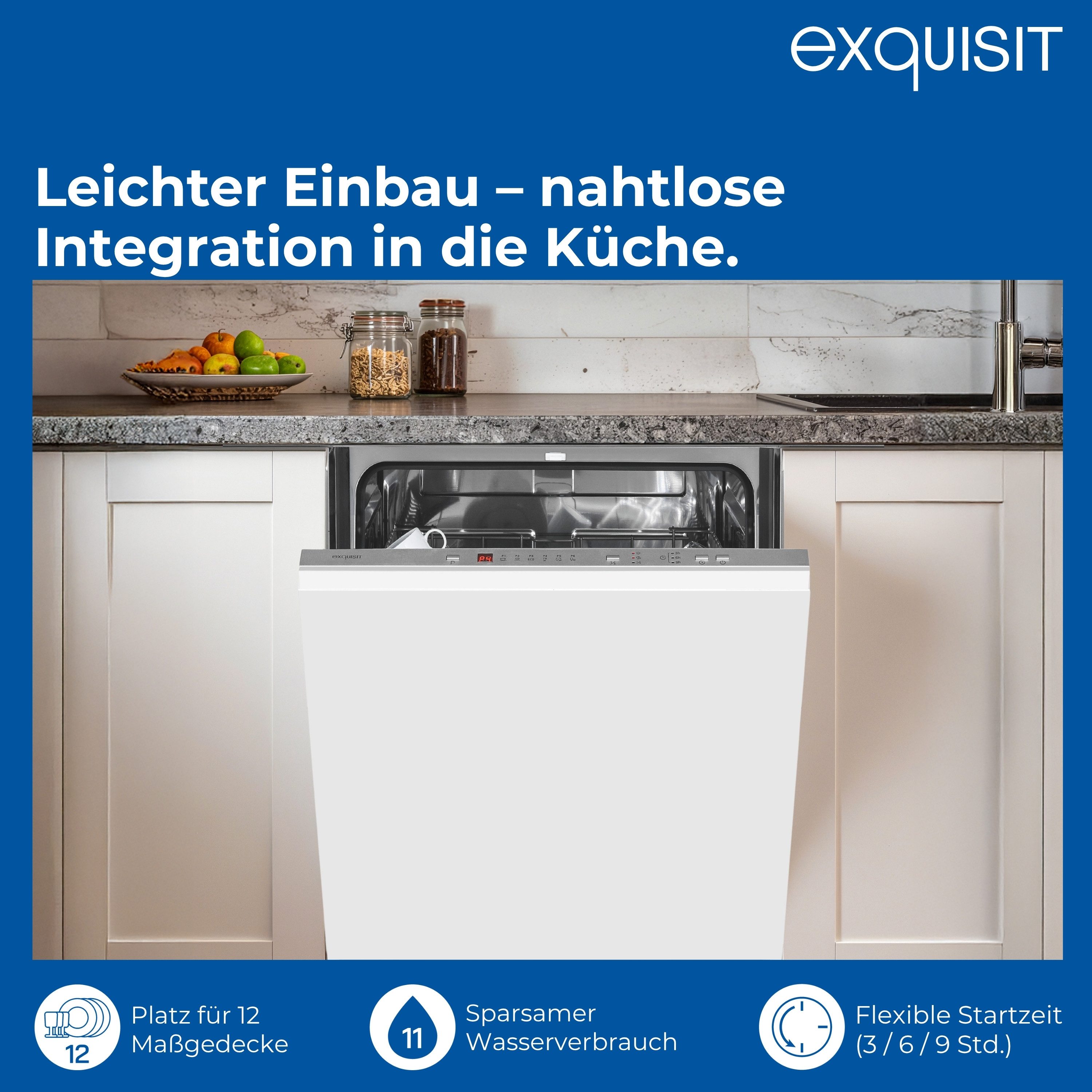 vollintegrierbarer Geschirrspüler EGSP56312-E-030E