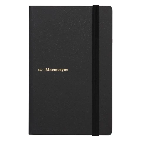 Maruman Mnemosyne A6 Journal - 6.5mm Lined - Black