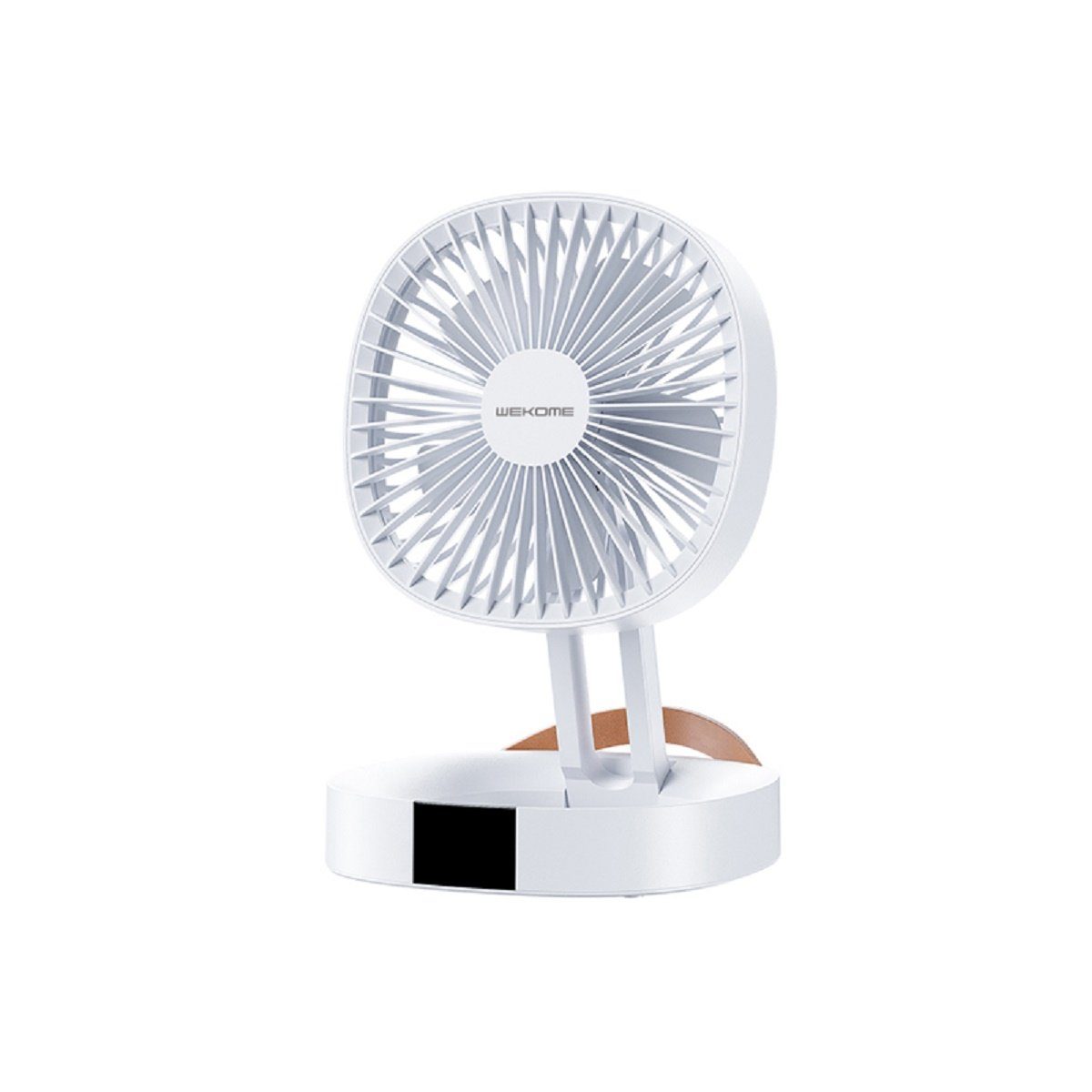 Tischventilator Kabelloser WT-F23 Tischventilator tragbarer Handventilator 2000mAh