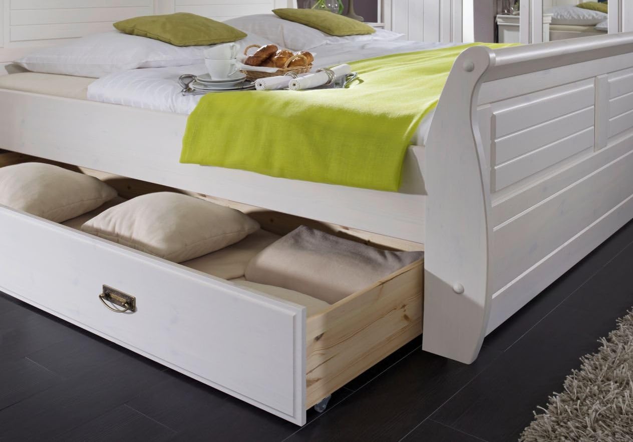 moebel-eins Roman Komplett-Schlafzimmer; Material Massivholz, Kiefer