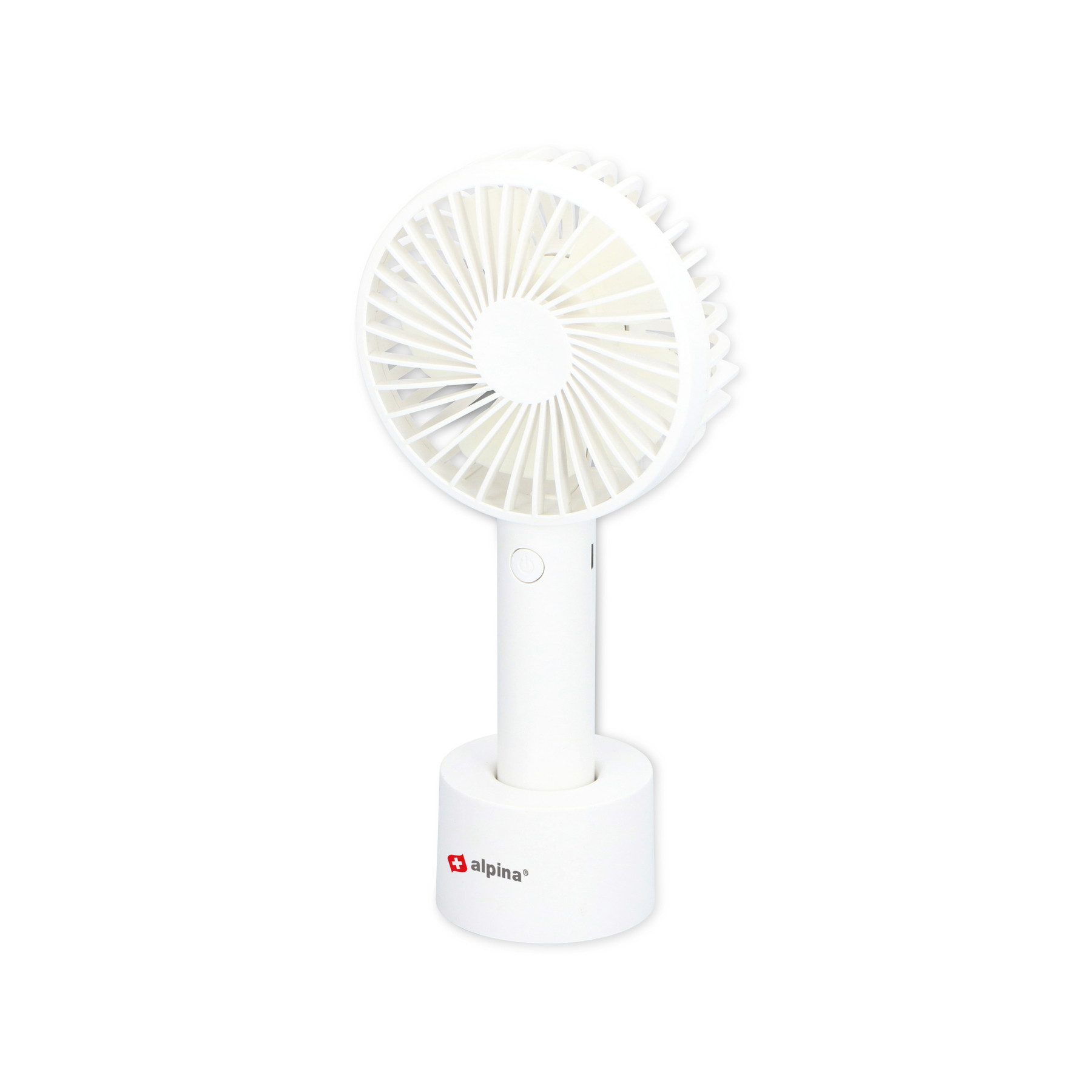 Handventilator ALPINA Mini-Ventilator, 1200 mAh, USB, weiß