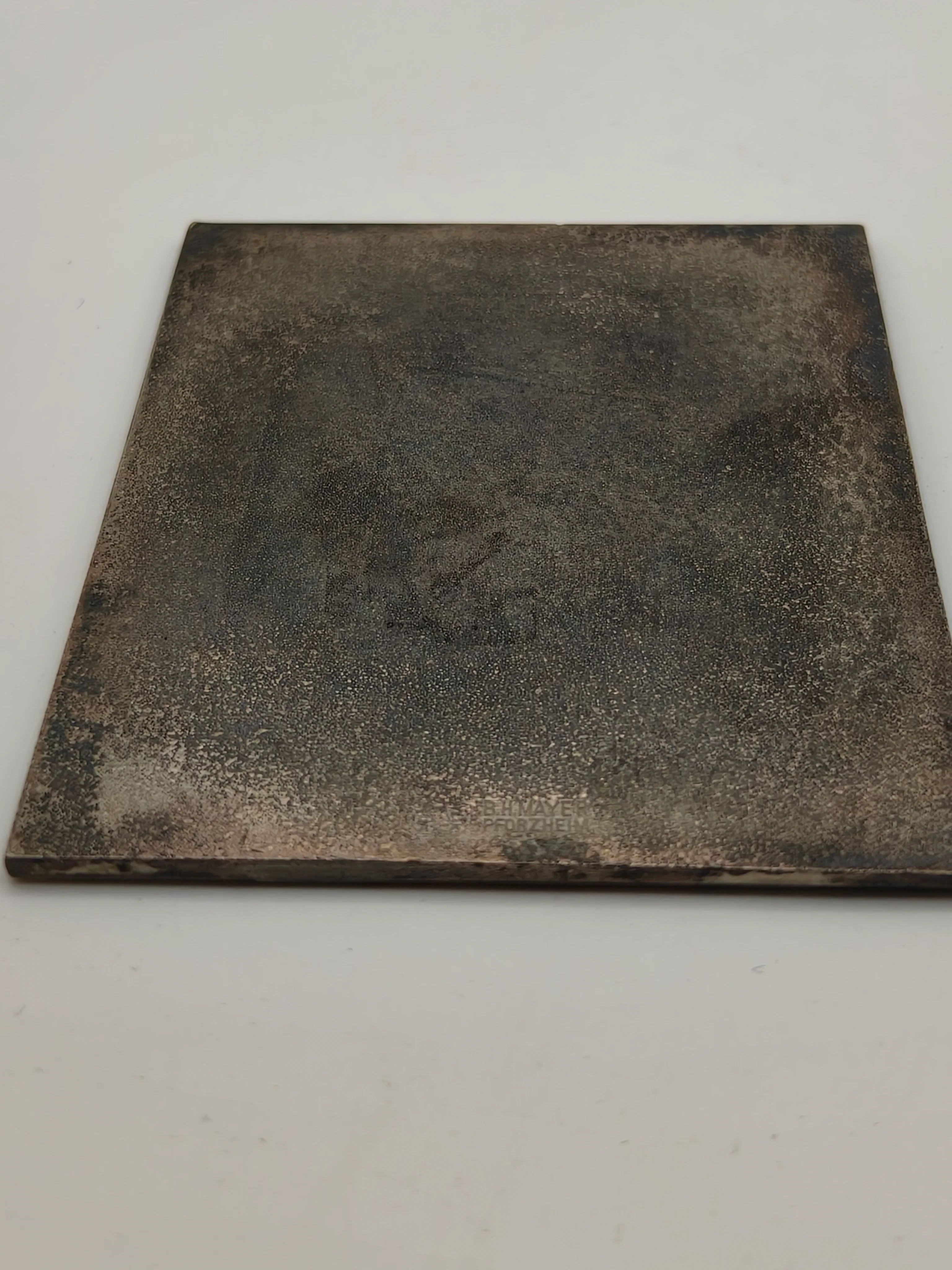 1941 German Reichssiegerausstellung Stuttgart Bronze Plaque Dog Show Award. WWII