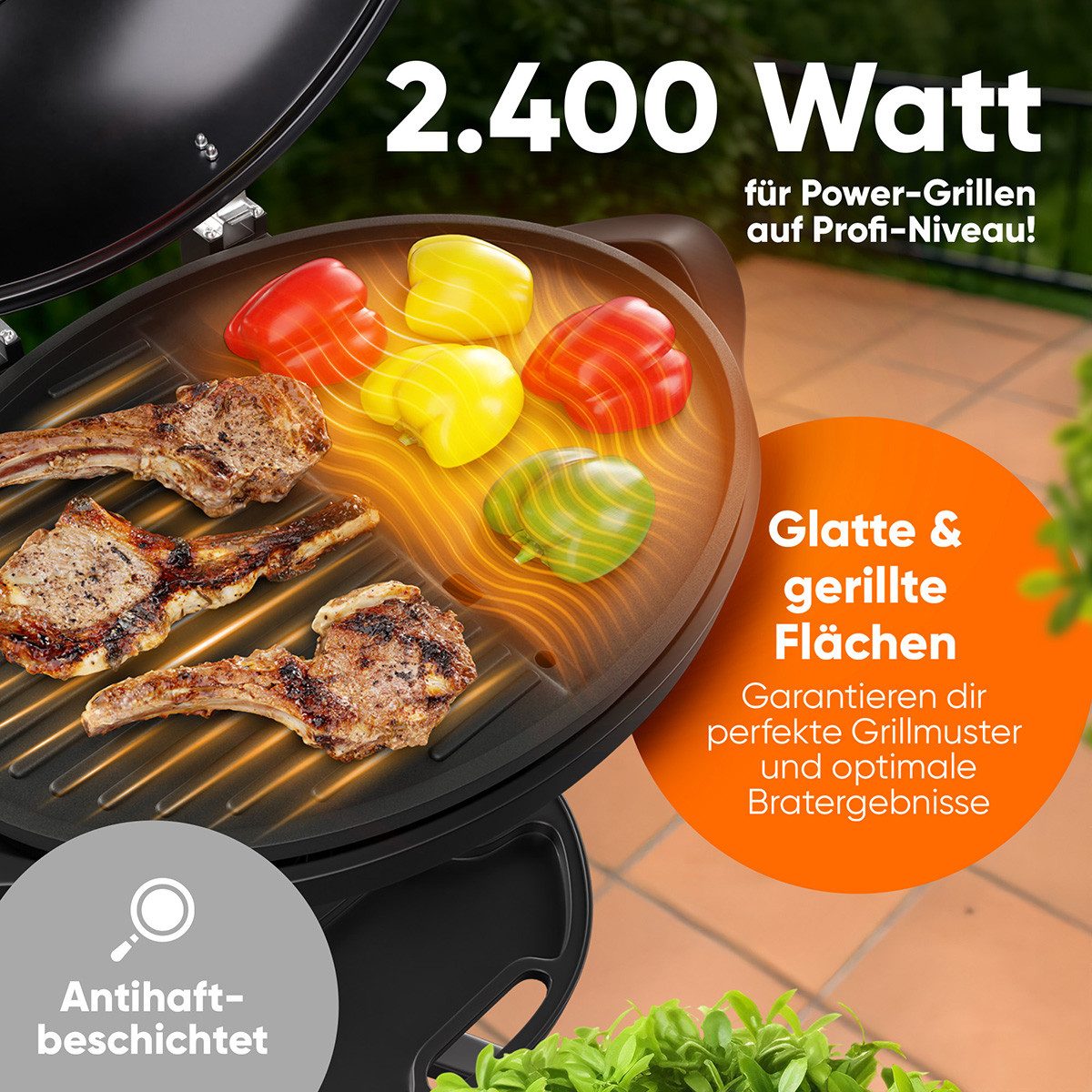 Elektro-Standgrill PC-BQS 1303