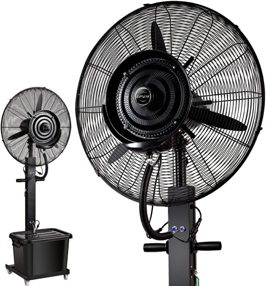 asdchZen Ventilator, Weiß, Industrieller Zerstäuber, Hochleistungs-Wassernebel Für Den Außenbereich, Geeignet Für Terrasse