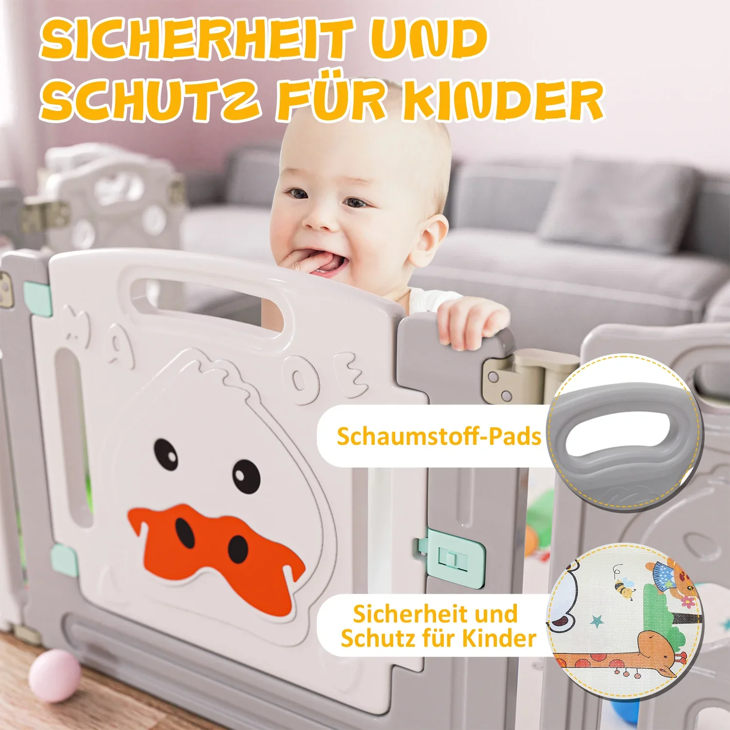 Sonnewelt Box opvouwbaar baby met kruipmat
