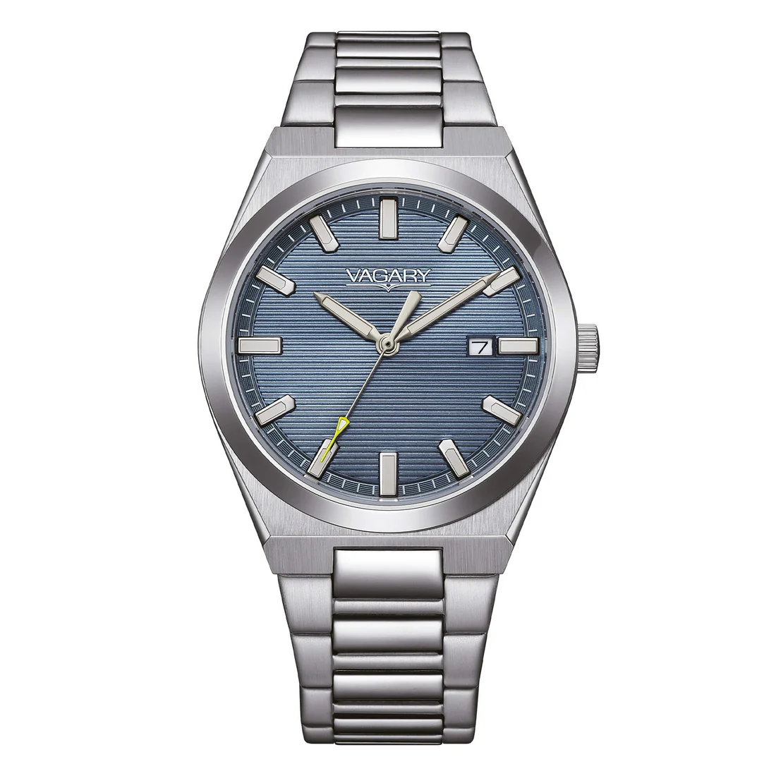 Orologio da uomo Vagary by Citizen IB9-719-73 blu bracciale acciaio