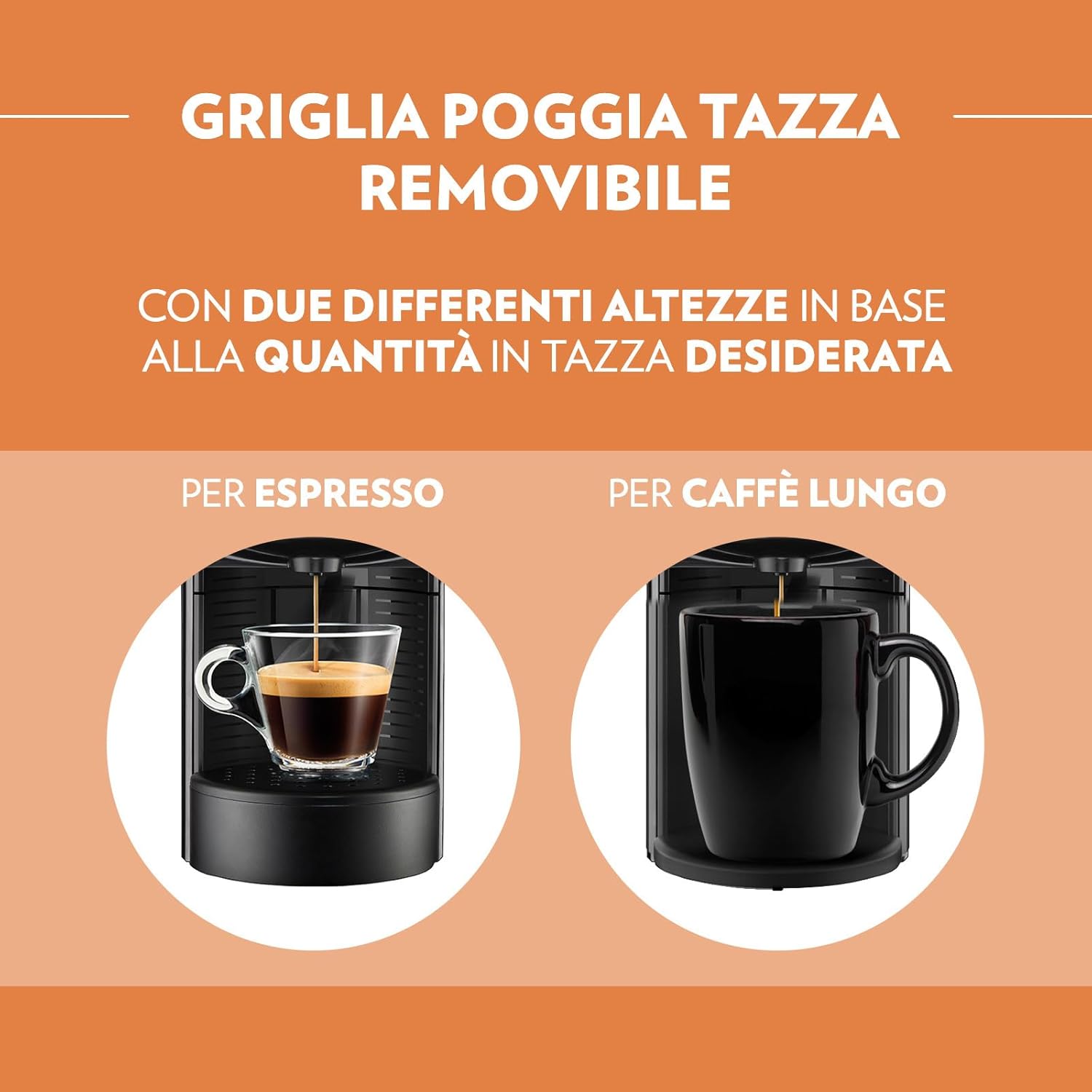 Lavazza, A Modo Mio Jolie Evo, Macchina per Caffè Realizzata con 36% di Plastica Riciclata, Macchina Espresso con 64 Capsule Lavazza, A Modo Mio Crema e Gusto Classico Incluse, Verde