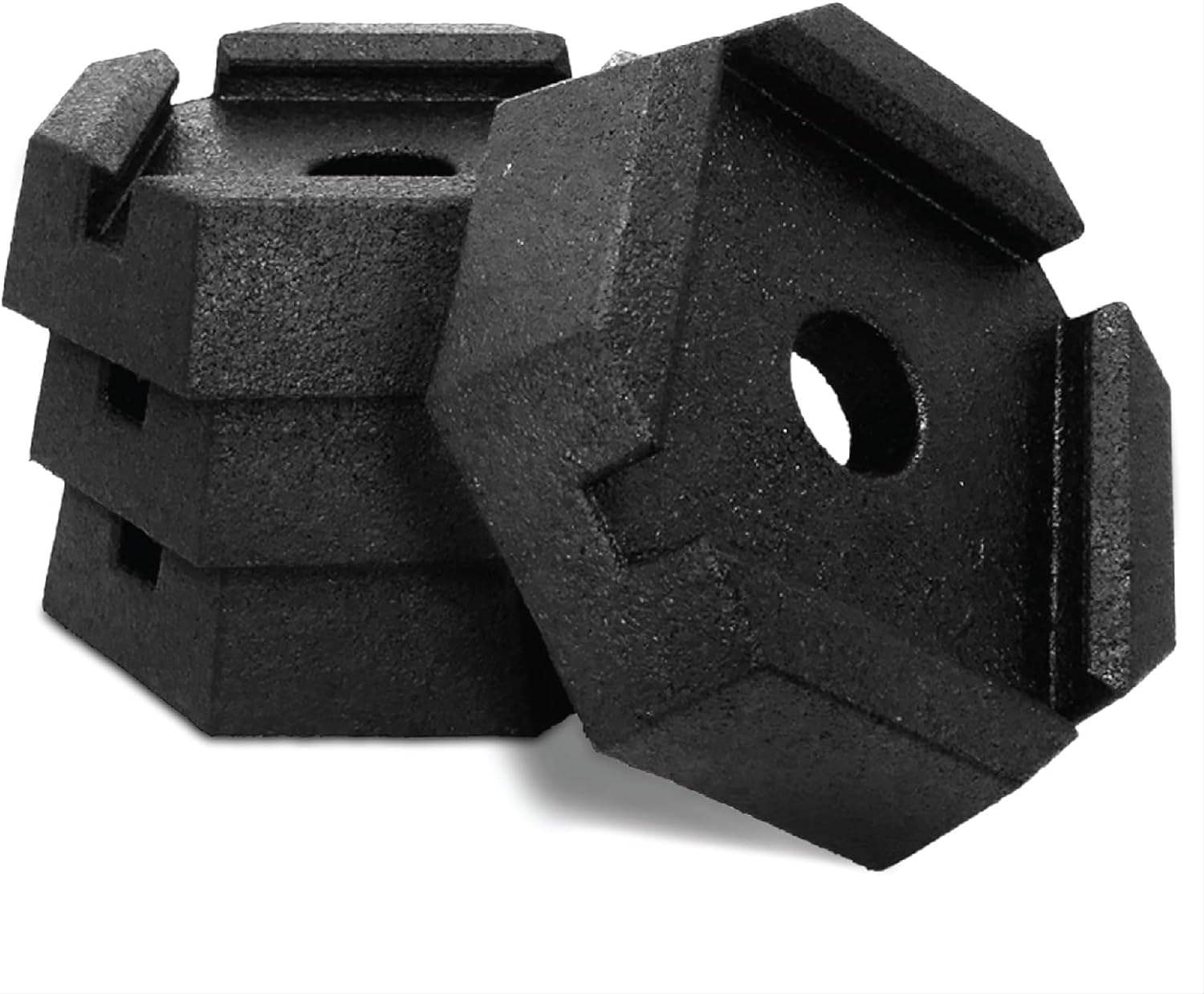 Xtra RV Leveling Pads &ndash; 9&prime;&prime; Round Jack Stabilizers for LCI System, Heavy Duty, Made in USA, 6 Pack