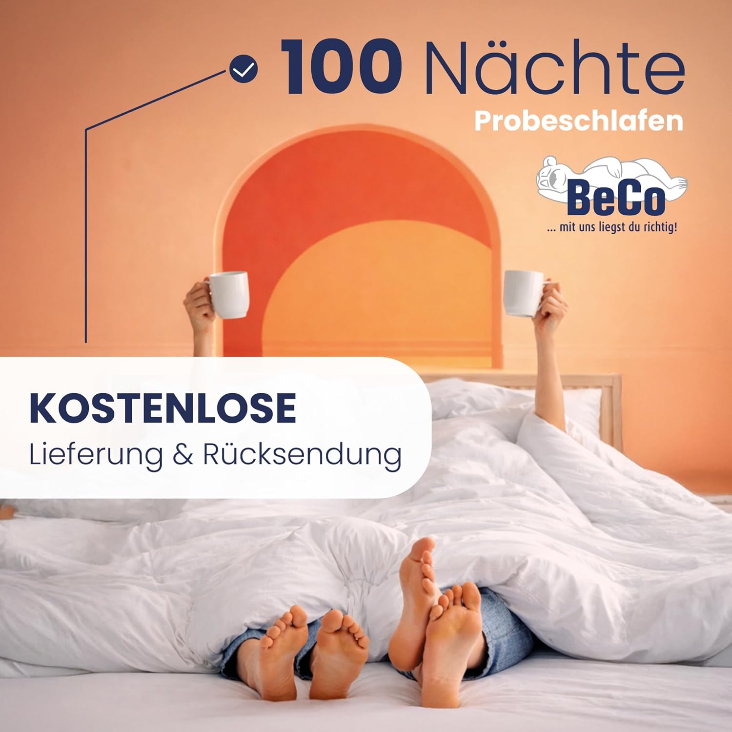 BeCo Lattenrost, Luxus E-Move, elektrischer Lattenrost, 100 x 200 cm, 28 Federholzleisten, komplett montiert, Kopf-und Fußteil verstellbar, TÜV geprüft, Made in Germany