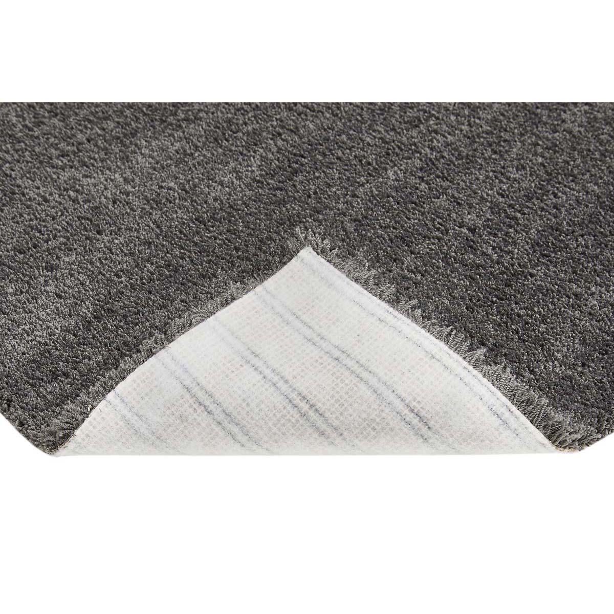 HOMCOM Teppich Kurzflor Dunkelgrau 150 x 80 x 1,3 cm