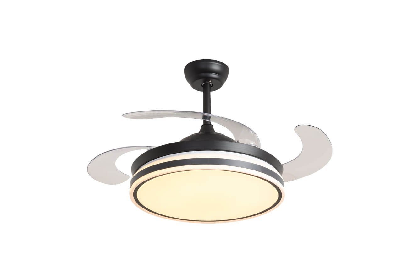 Deckenventilator Deckenventilator Ganuwa 107 cm mit LED und Fernbedienung