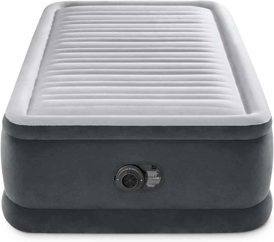 Intex 64414ND - Materasso Dura-Beam Comfort Plush Elevated Matrimoniale, 152x203x46 cm
