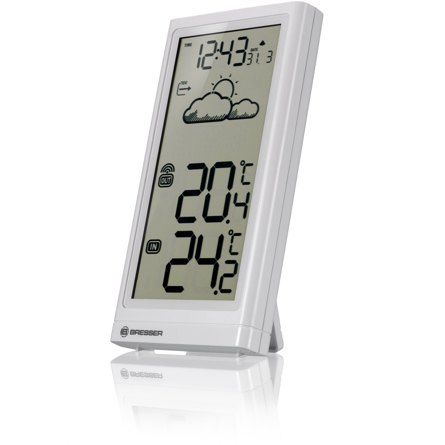 Funkwetterstation Funkwetterstation Meteo Temp weiss