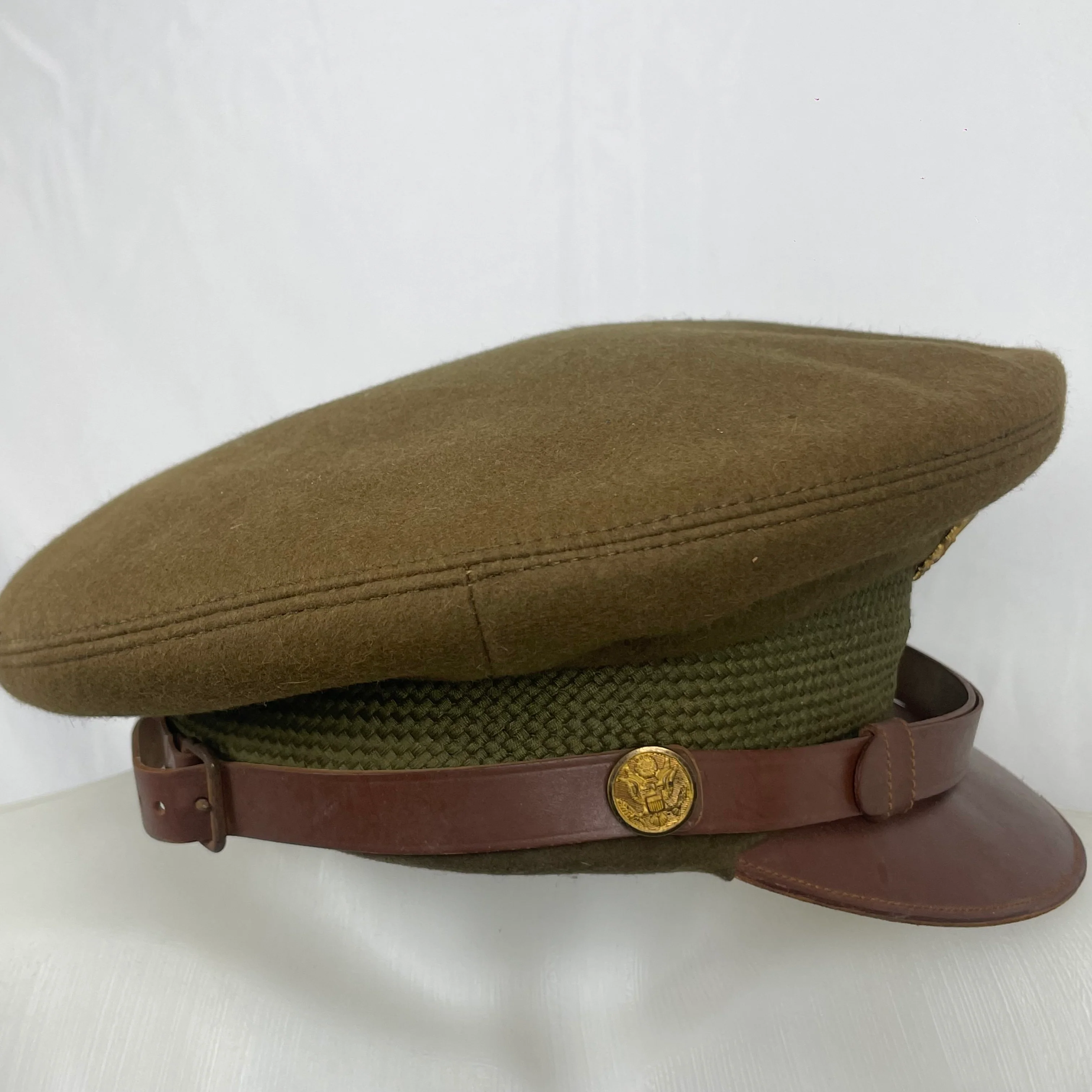 US Army Air Corps Officer��s Winter Visor Cap. WW2