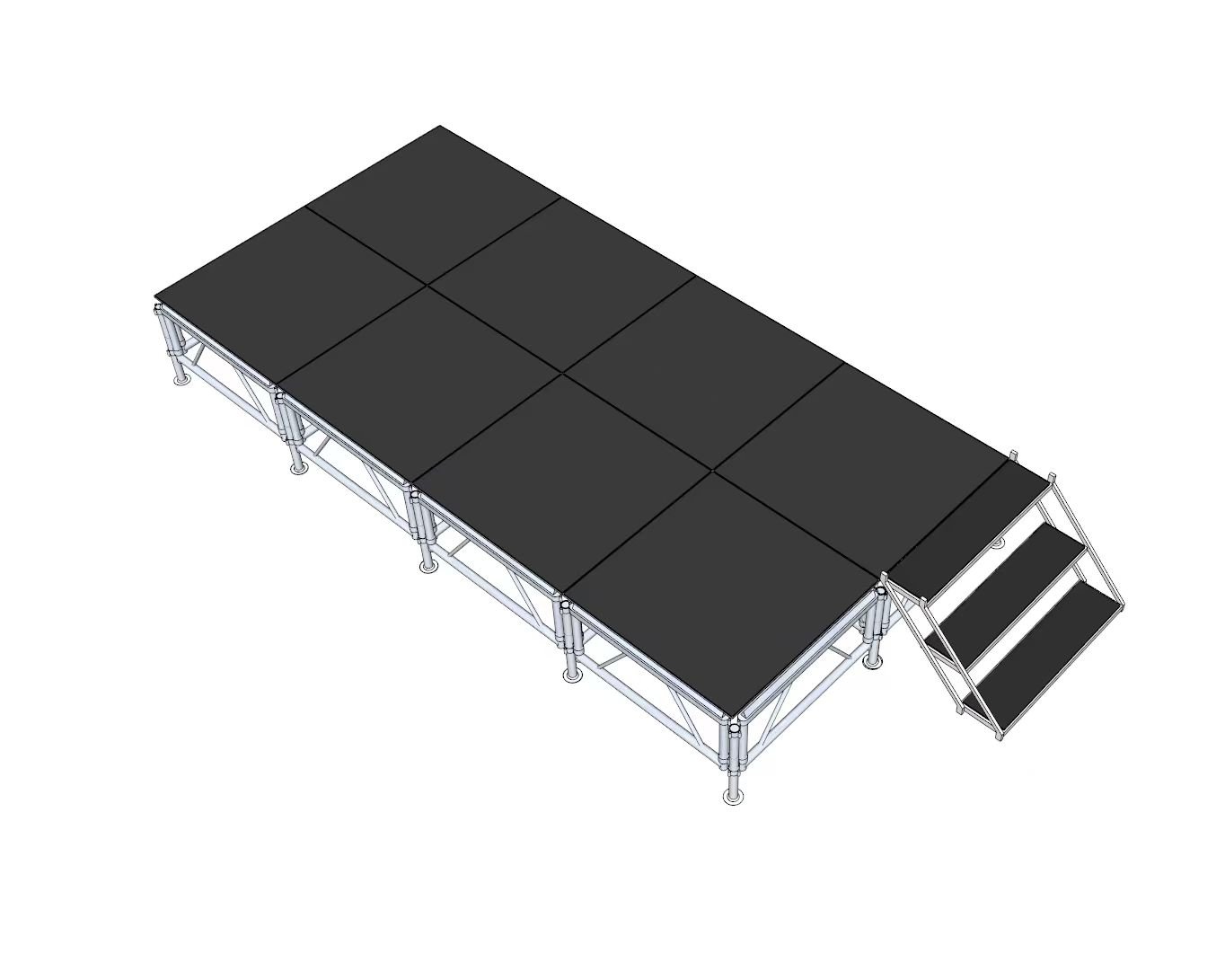 8'x16' Portable Stage Kit
