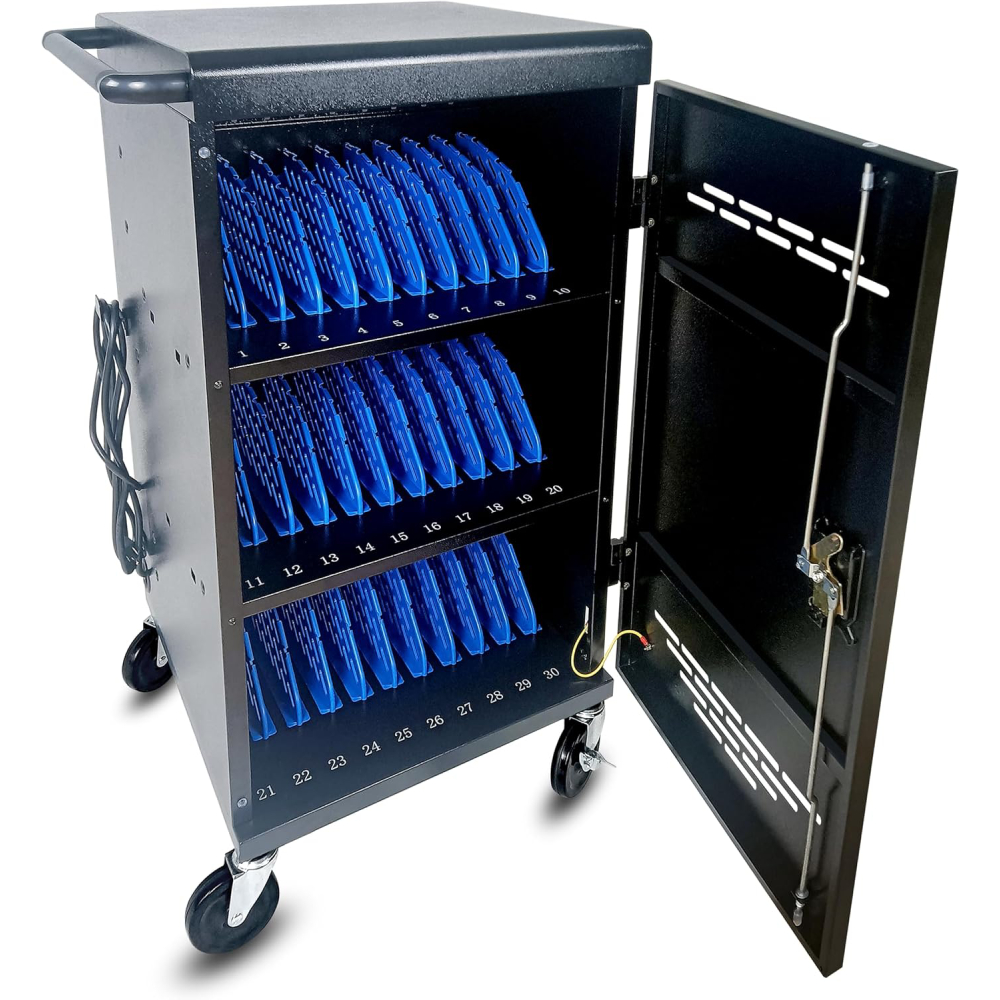 POCHAR 30-Device Charging Station, Chromebook/iPad/Laptop