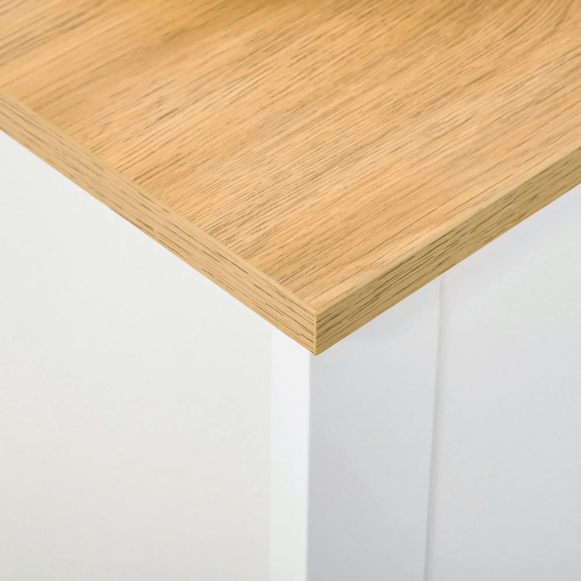 HOMCOM Schuhschrank 2 Klappen 12 Paar Schuhe Kippschutz Weiß