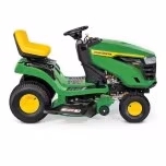 John Deere S100 ride-on lawnmower, 107 cm (42 inch) cutting width �C 17.5 hp petrol hydrostatic drive