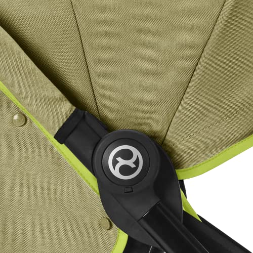 CYBEX Gold Passeggino Beezy con Cintura One Pull, Per Bambini dalla Nascita Fino a 4 Anni (Max. 22 kg), Compatto e Ergonomico, Nature Green (Verde) : Prima infanzia
