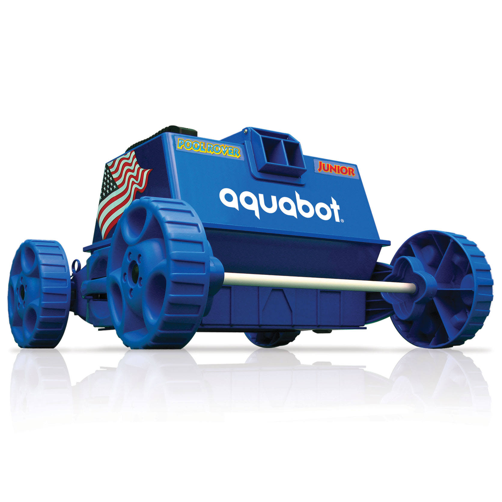 Aquabot Pool Rover Junior Robotic Pool Cleaner, 40ft Cable, Fast 1 Hour Clean, Includes Filter Bag