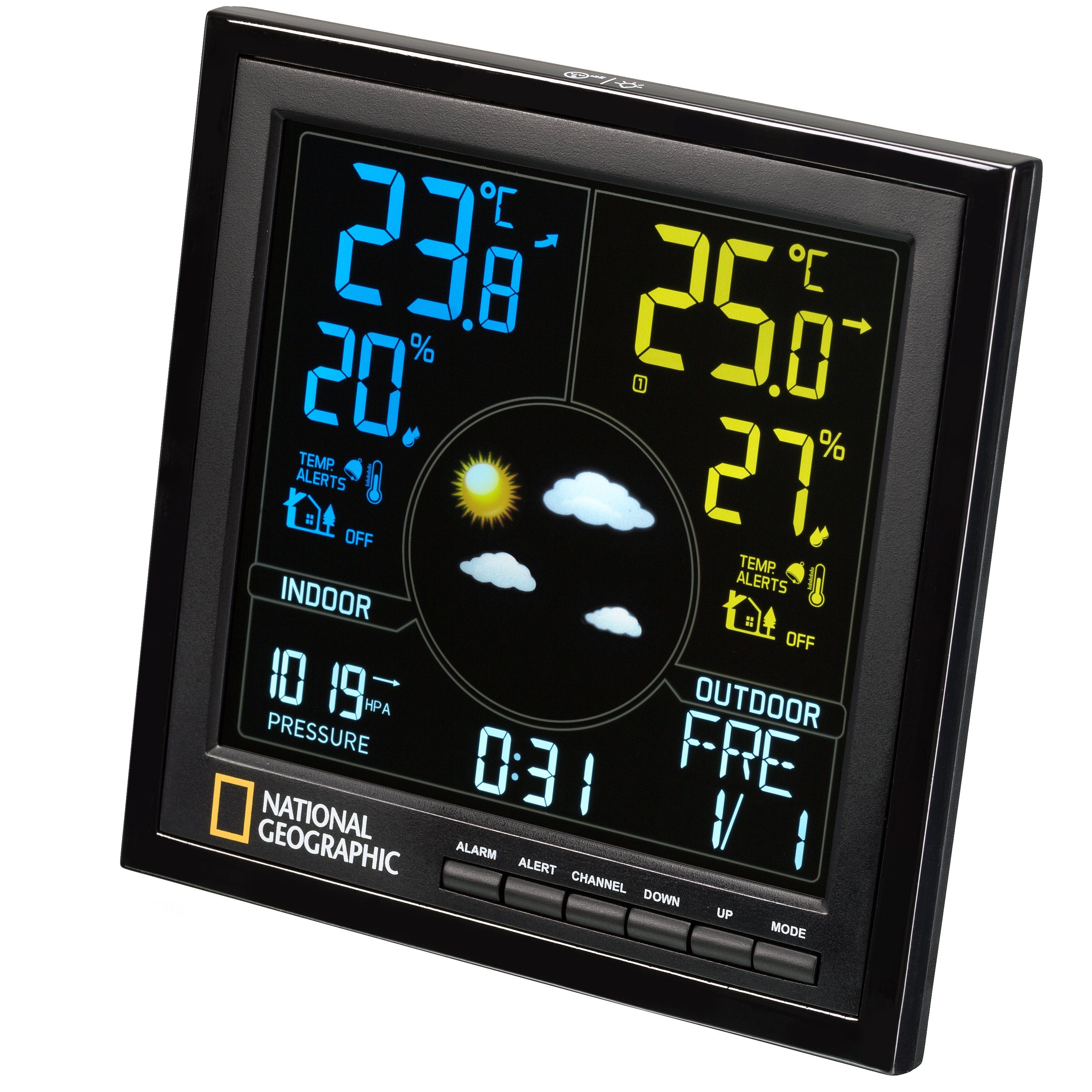 Wetterstation NATIONAL GEOGRAPHIC VA Farb-Funkwetterstation