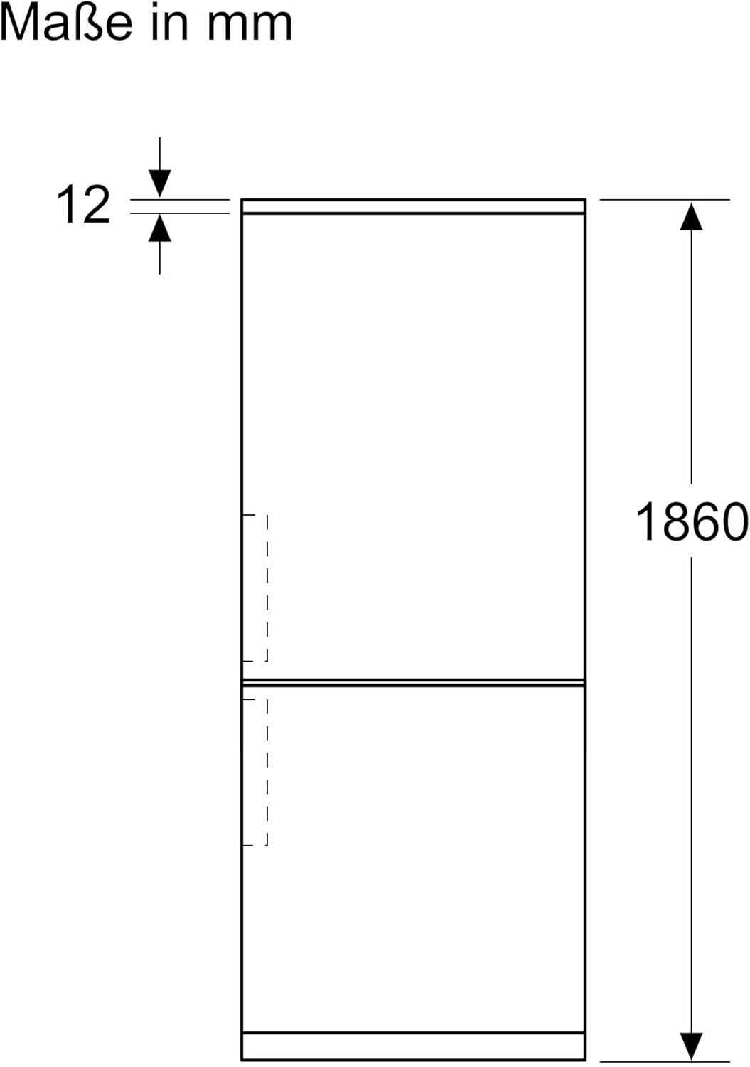 SIEMENS KG39EAICA iQ500 Kühl-Gefrier-Kombination, 201 x 60 cm, 249 L Kühlen + 94 L Gefrieren, LowFrost seltener abtauen, LED-Beleuchtung gleichmige Ausleuchtung, BigBox Platz für groes Gefriergut