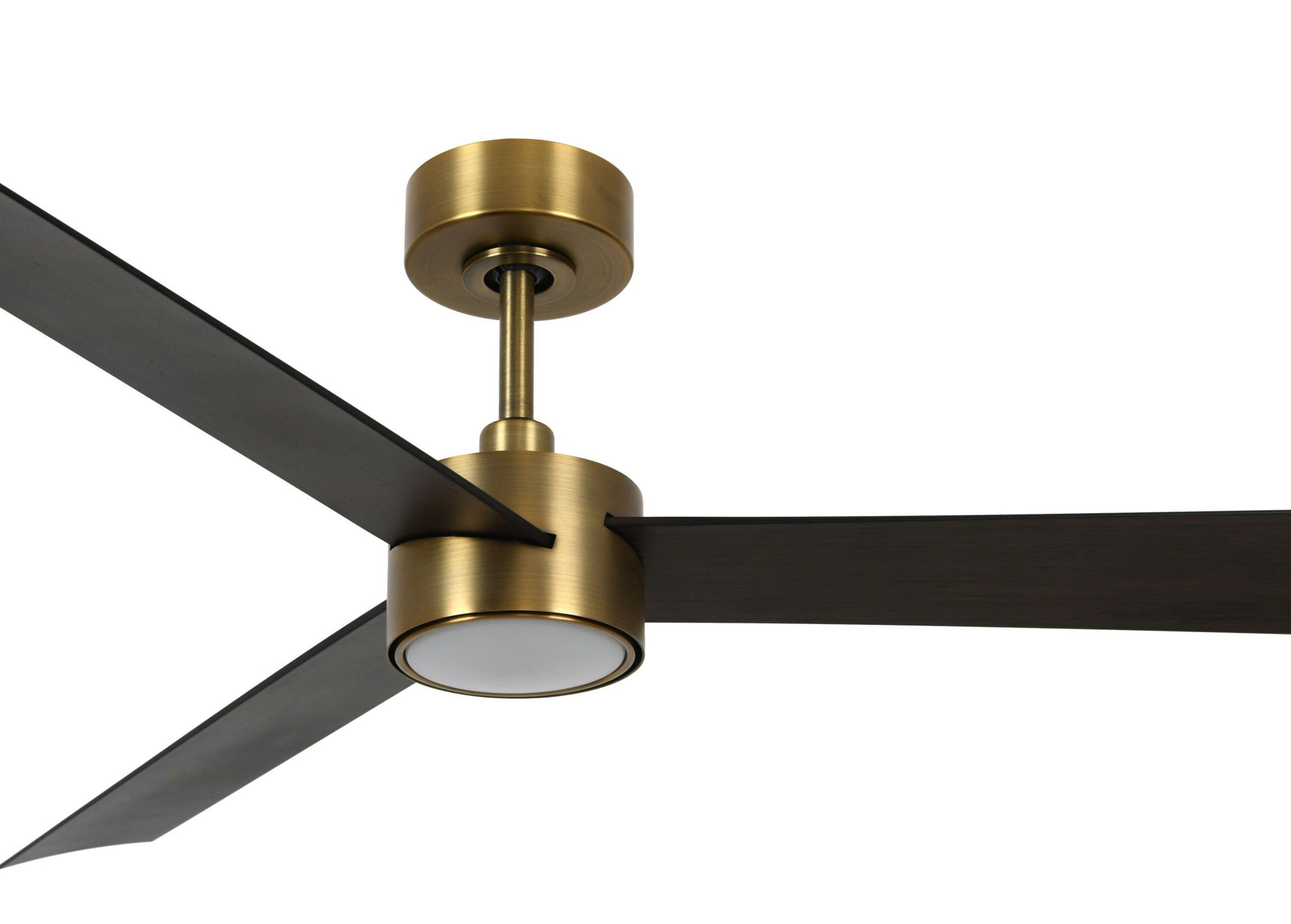 Deckenventilator Energiespar Deckenventilator Climate IV Messing mit LED