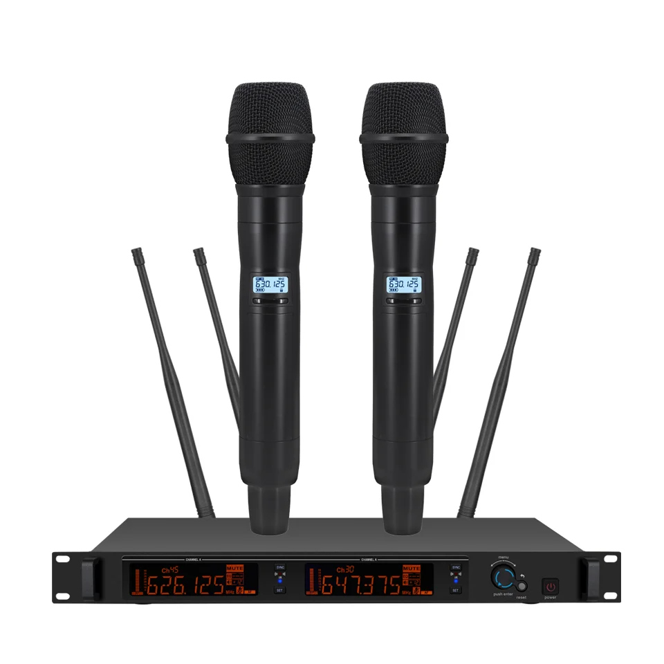 ERZHEN Wireless Microphone Stage Performance Cordless Microphone System #RT731