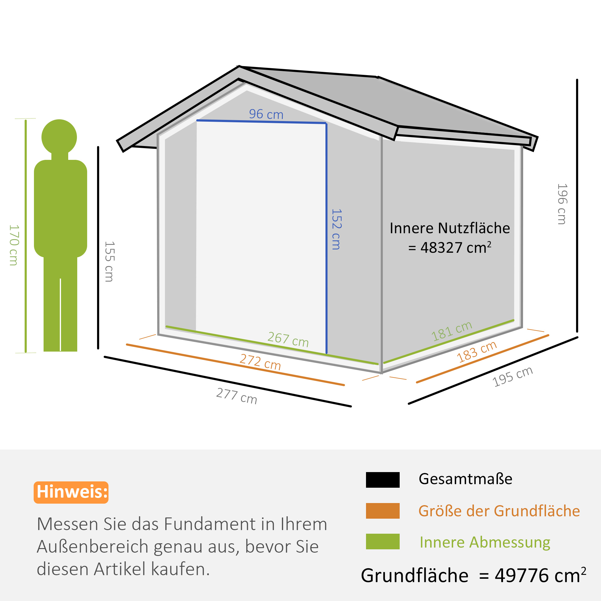 Outsunny Gereedschapsschuur tuinhuis gereedschapsschuur tuinkast gereedschapskast metaal