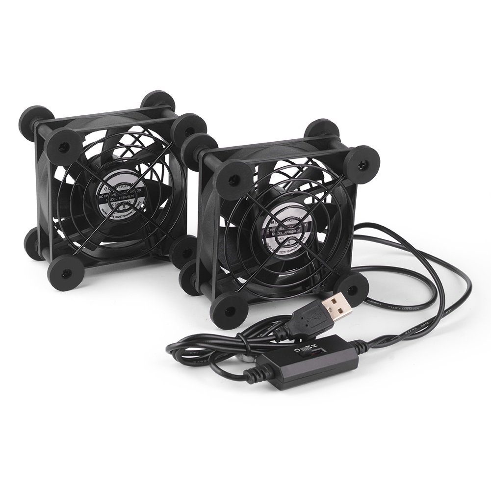 Mini USB-Ventilator 2IN1 USB leise PC Ventilator usb lüfter pc lüfter PC 80MM