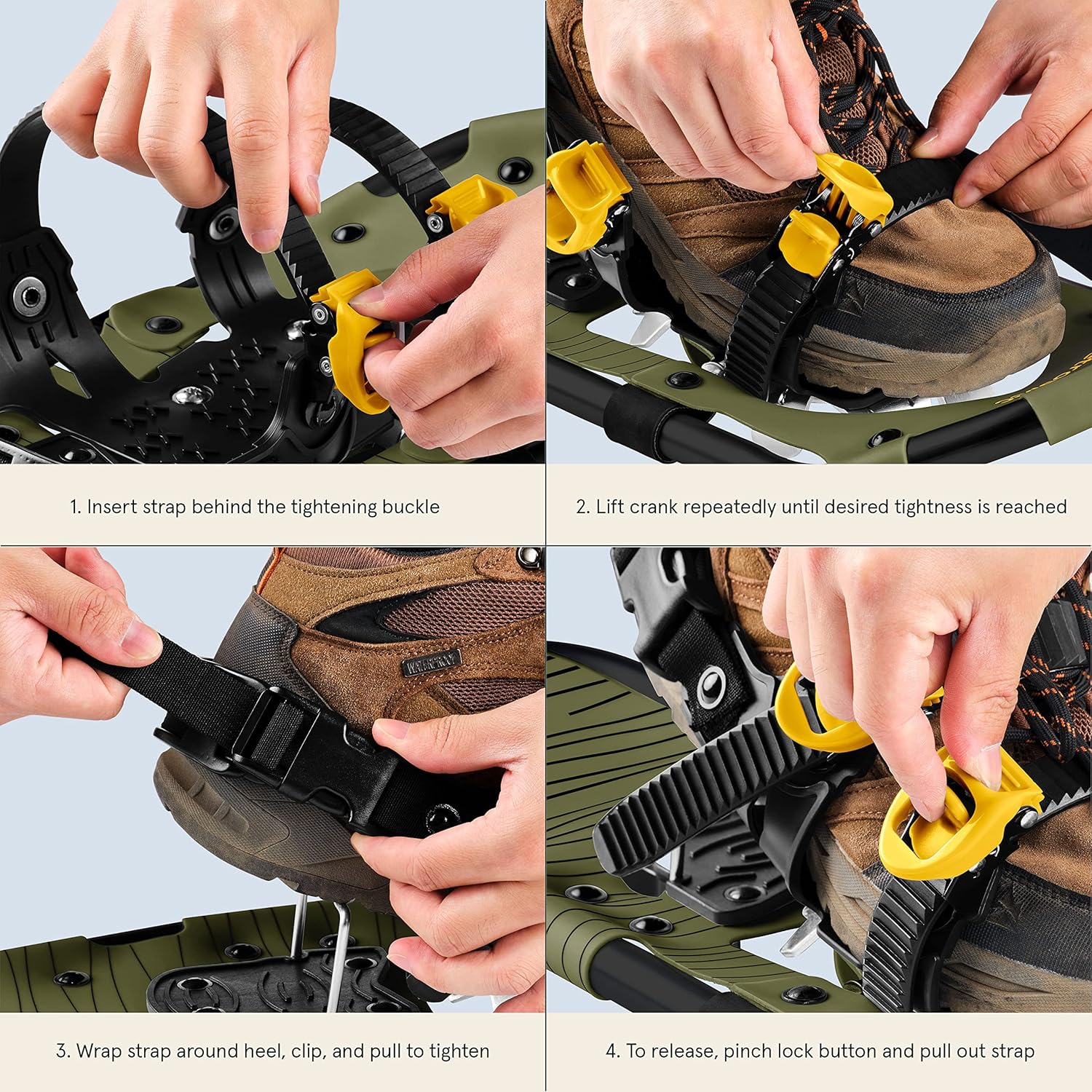 Retrospec Drifter Bundle Snowshoes & Trekking Poles Schneeschuh-und Trekkingstock-Set