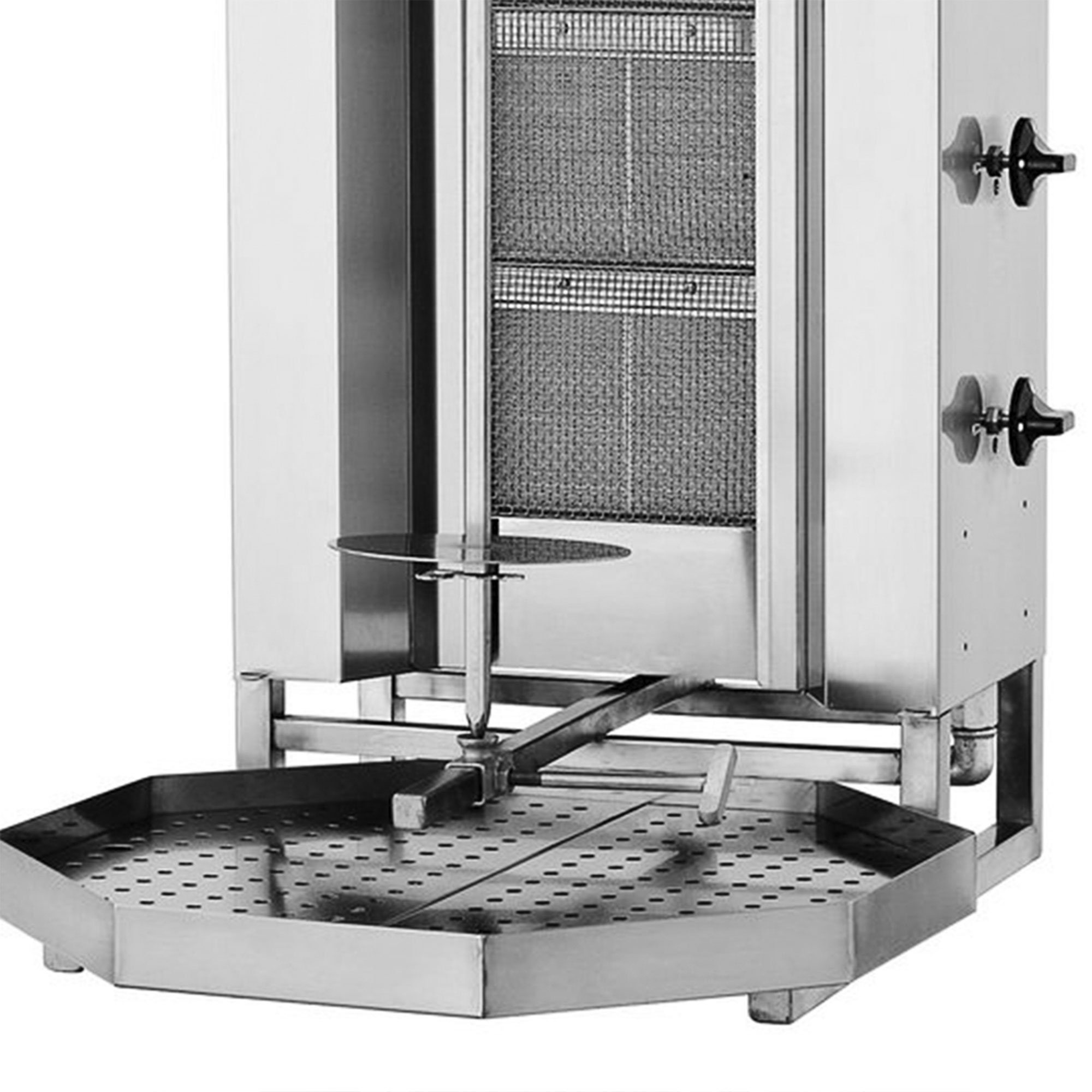 Dönergrill Dönergrill / Gyrosgrill 4 Brenner Motor oben
