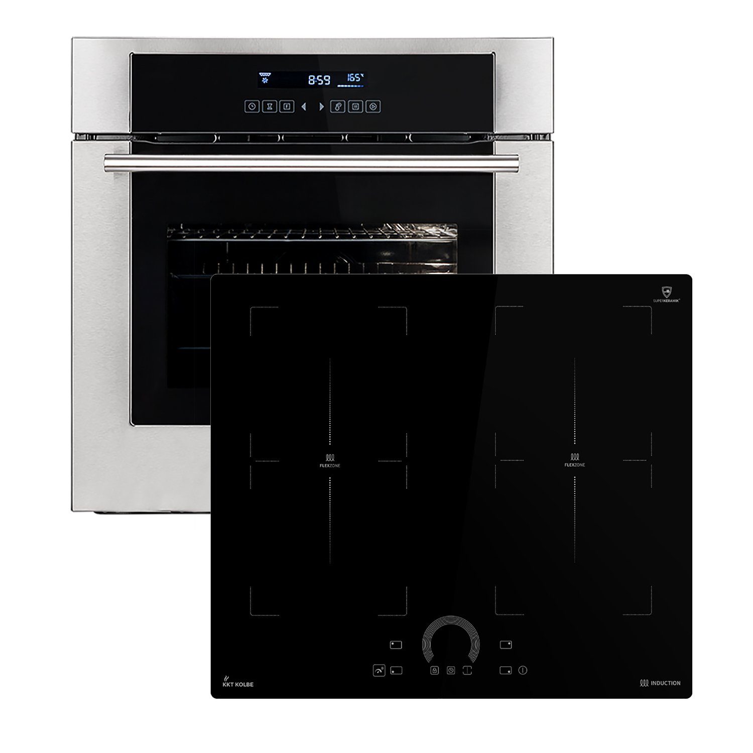 Backofen-Set KKT KOLBE Backofen und Induktionskochfeld SET8015IH594FZ