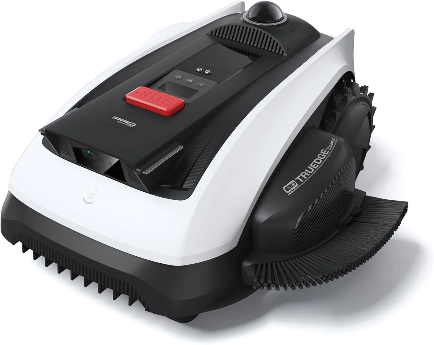 ECOVACS Mähroboter, Schwarz/Weiß, Goat O1000 LiDAR PRO mit TruEdge Trimmer für 1/4 Acre, drahtlose LiDAR Navigation