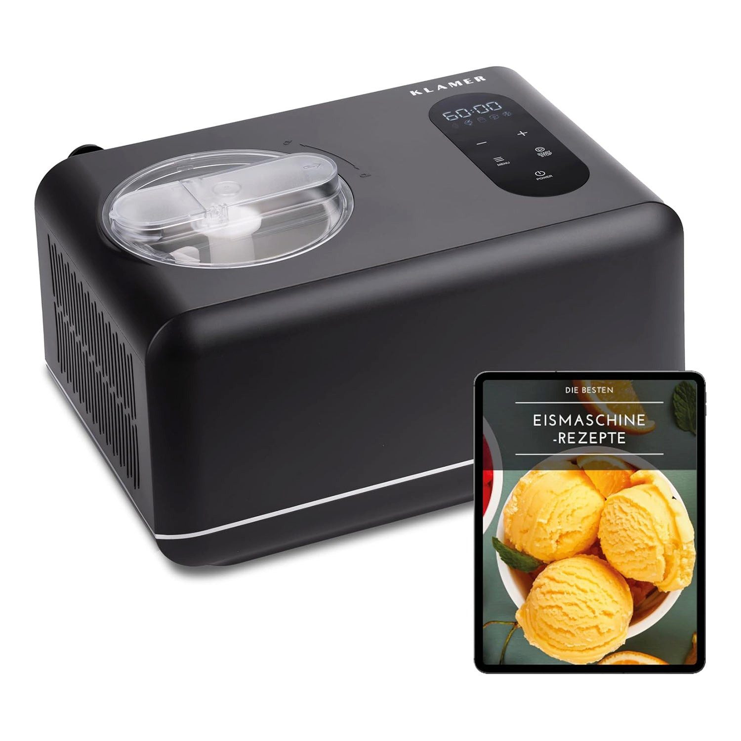 Eismaschine 3-in-1 Eismaschine, Slush Maschine & Joghurtbereiter 1,5 L, 150 W hau…