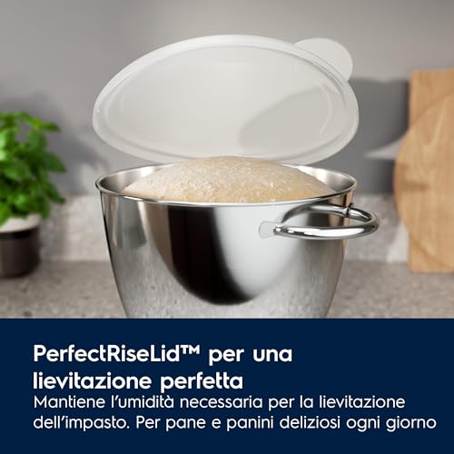 Electrolux Impastatrice Planetaria Robot da Cucina Multifunzione, E6KM1 4BPT, Mixer Planetaria Professionale, Ciotola 6 & 4 Litri Capacità, Con Frusta Da Cucina, 1200W, Acciaio Inox & Nero Opaco : Amazon.it: Casa e cucina