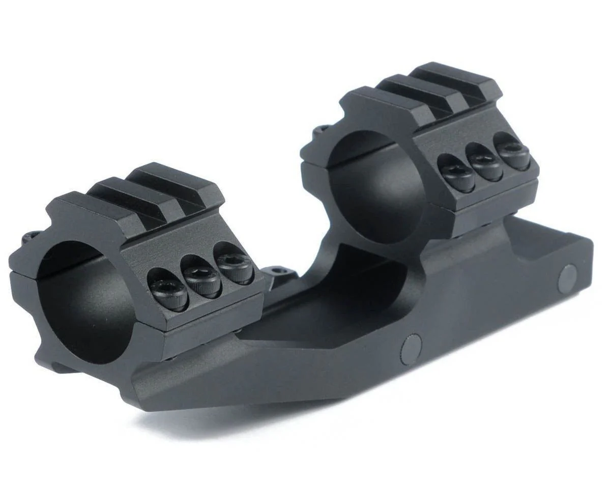 Green Blob Outdoors 30mm Cantilever Scope Dual Rings Mount with Picatinny Rail Tops for Nikon Leupold Burris