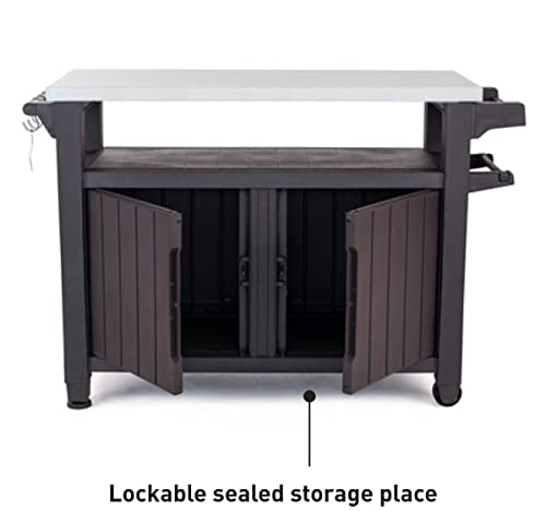 Keter Unity XL Barbecue, Graffite, 123.7x54x90 cm : Amazon.it: Giardino e giardinaggio