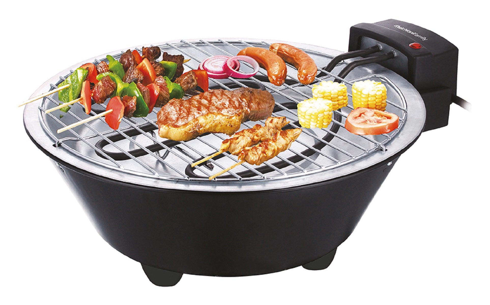Elektrogrill Elektrischer Tischgrill BBQ1 1250W Kompakter Grill