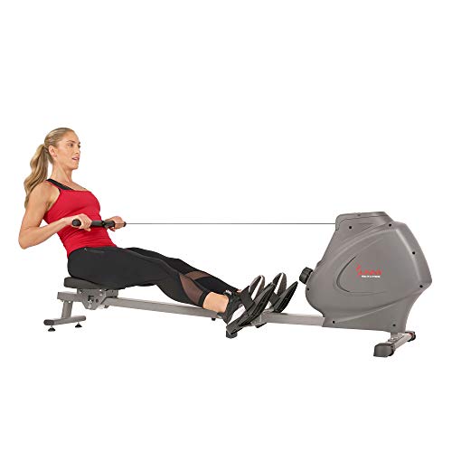 Sunny Health and Fitness Health & Fitness SF RW5801   Vogatore magnetico per adulti, taglia unica, colore: Argento : Amazon.it: Sport e tempo libero